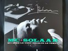 SIGNED DEDICACE MC SOLAAR - Qui Seme Le Vent Recolte Le Tempo (reissue) Vinyl LP