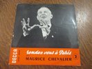 33 tours rendez-vous a paris avec MAURICE CHEVALIER n° 2