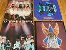 ANGEL 4 LPS Helluva Band/White Hot/ Live Without A Net/On Earth Heaven All EX