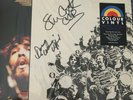 SIGNED CREEDENCE CLEARWATER REVIVAL-CHRONICLES COLOUR VINYL WITH SIGNED MAGAZINE