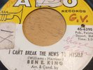 Ben E King - I Can't  Break The  News  To Myself