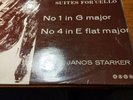 JANOS STARKER BACH SUITES  SOLO CELLO NOS.1 3 4 & 6 vinyl VG+