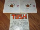 (3) ZZ TOP 45 records vinyl Tush, Rough Boy,  Fly - promos