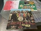 The Beatles Sgt Peppers lonely hearts club band mono vinyl 1968 with cutout