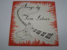 Tom Lehrer Songs By Tom Lehrer Lehrer Records TLP-1 NM