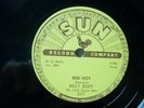 BILLY RILEY - R&B 78rpm SUN #277 - RED HOT / PEARLY LEE - E- / E-