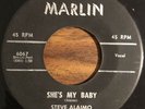 STEVE ALAIMO & THE RED COATS She's My Baby / Should I Care Rockabilly Marlin 45