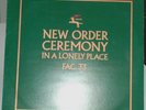 New Order Ceremony 12 inch single 1st UK press autographed by Peter Hook