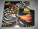 KISS ANIMALIZE ORIGINAL VINYL + INNER SLEEVE UK 1984 + HEAVENS ON FIRE 7''