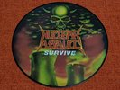 NUCLEAR ASSAULT - Survive - 1988 Under One Flag PICTURE DISC LP Thrash Metal LOT