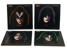KISS Solo 1978 Albums Gene Simmons Paul Stanley Ace Peter Criss LP 4 Record Lot