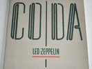 LED ZEPPELIN Coda 1982 UK 1st Press Vinyl LP A0051 Embossed Gatefold Near Mint