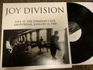 Joy Division LP  Paradiso Club Amsterdam 1980 New Wave Ian Curtis Vinyl