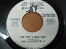 THE CONTINENTAL 4 I The Way I Love You JAY- WALKING Northern Soul 45 Promo VG++