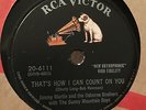 78 rpm 55' Jimmy Martin & Osbourne brothers Sunny Mountain Boys RCA VICTOR M+