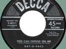RAY-O-VACS You Can Depend on Me / If You Ever Should Leave Me 45rpm Decca 1951