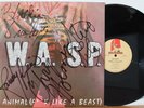 W.A.S.P. Animal 12” Single (Music for Nations, orig 1984 UK) SIGNED  Rare WASP