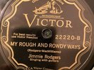 Victor 22220 Jimmie Rodgers ROUGH AND ROWDY WAYS  78 rpm  EE+ 1929 COUNTRY