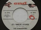 Rare Doo Wop R&B THE STARLIGHTERS It's Twelve O'Clock / The Birdland END 45 HEAR