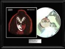 KISS GENE SIMMONS SOLO ALBUM FRAMED LP WHITE GOLD PLATINUM TONED RECORD RARE