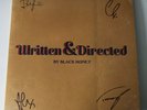 BLACK HONEY - WRITTEN & DIRECTED. DINKED *MISPRINT* RED & WHITE VINYL+SIGNED