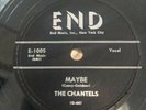 Doo Wop-78 RPM-The Chantels-Maybe/Come My Little Baby-EX-