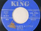 LITTLE WILLIE JOHN It Only Hurts a Little While King Popcorn R&B 45 HEAR