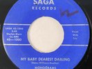 MONOGRAMS My Baby Dearest Darling / Please Baby Saga Doo Wop R&B 45 HEAR