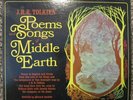J.R.R. TOLKIEN POEMS AND SONGS OF MIDDLE EARTH Vinyl LP