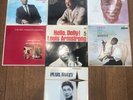 (7) Nate King Cole Pearl Bailey Louis Armstrong Ray Charles Records JAZZ  LOT