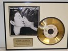 John Lennon (Just Like) Starting Over 24kt Gold Plated Record 1997 Yoko Ono