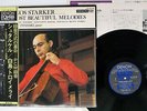 JANOS STARKER MOST BEAUTIFUL MELODIES DENON OX-7041-ND JAPAN OBI VINYL LP