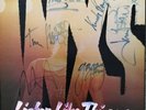 Rare fully signed INXS listen like thieves  vinyl LP 1985  see description