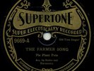 PIE PLANT PETE the Farmer Song b/w Sand Will It (Orgnl 1930  US 10inch Single)