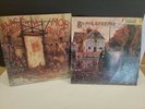BLACK SABBATH - TWO ORIGINAL ALBUMS -  Black Sabbath 1st Debut 12x12 & mob rules