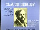ASTREE FRANCE 1975 Debussy RINGEISSEN & NOEL LEE 4 Hand Piano Pieces AS-2 NM-