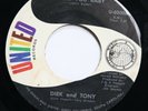 DIRK AND TONY - I DIG YOU BABY / SITTING IN THE PARK - SOUL 45 *UNITED* (HEAR)
