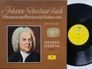 Henryk Szeryng: Bach- Sonatas + Paritas for Solo Violin/ DGG 2709028, 3 LP Box
