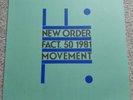 NEW ORDER MOVEMENT  EX/EX VINYL LP RECORD  FIRST PRESS