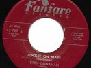 Rockabilly 45 TERRY DUNAVAN & THE EARTHQUAKES Earthquake Boogie Rock-It On Mars
