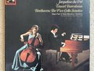 Beethoven 5 Cello Sonatas. Jacqueline du Pre, Barenboim. UK First pressing 1970.