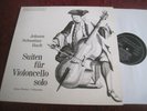 BACH SUITES FOR CELLO SOLO Reine Flachot Private LP