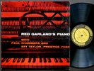 RED GARLAND PAUL CHAMBERS ART TAYLOR Red Garland's Piano LP PRESTIGE 7086 MONO