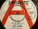 CHRIS FARLOWE - OUT OF TIME / RIDE ON BABY - Original UK IMMEDIATE DEMO / PROMO