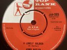 Jerry Butler Top Rank 45 JAR 389 I found a Love, a lonely soldier, great,￼NM