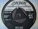 THE ROCKIN R's - THE BEAT/CRAZY BABY - UK TRI LONDON HL 8872 / 1958 IN CO SLEEVE
