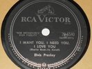 RCA Victor 20-6540 Elvis Presley I Want You / My Baby Left Me 78 RPM E E