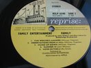 Family ENTERTAINMENT 1969 UK LP 1st Press Tri Colour W/Poster PLAYS NEAR MINT