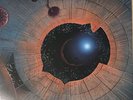 Slomatics Canyons Creators eye orange Black splatter vinyl LP - rare Space Rock