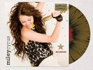 Miley Cyrus Breakout gold vinyl & black splatter (damaged sleeve) 